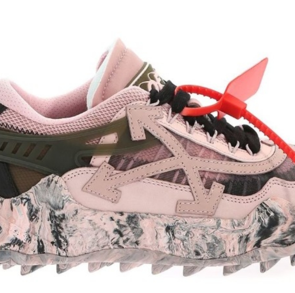 Black and pink off white odyssey 1000
